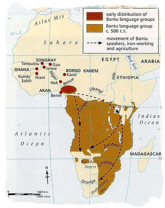 Origins of Tsonga people